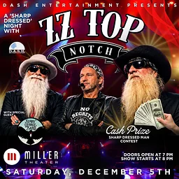 Sharp Dressed – Night with ZZ Top Notch