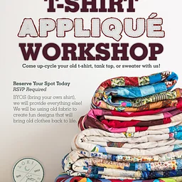T-shirt appliqué class 🧵