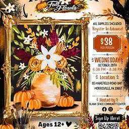 Paint Party- Fall Florals