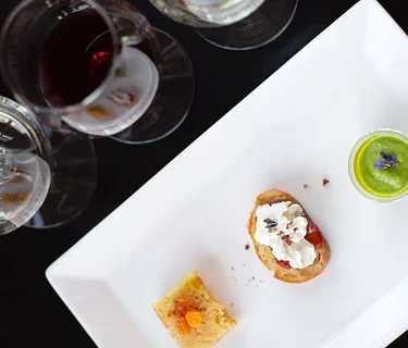 Small 4 Bite Wine Pairing