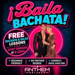 Latin Night Dance Lessons: Thursday 11/5 at Anthem Orlando