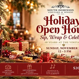 Cheers to 10 Years: Holiday Open House & Sip + Wrap