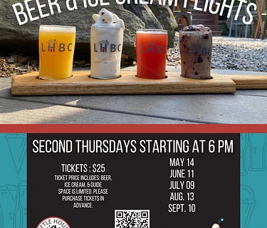 Ice Cream & Beer Flights with Honeycone Craft Ice Cream