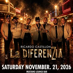 Ricardo Castillon y La Diferenzia Live – Saturday, Nov. 21, 2026 | $20 Cover