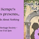 Will Kempe’s Players – Much Ado About Nothing
