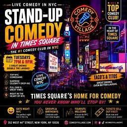 NYC Stand-Up | Tue, September 1st @9 PM