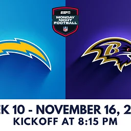 CHARGERS VS RAVENS