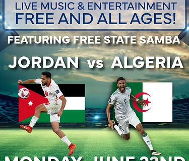 Lawrence Soccer Celebration & Watch Party: Jordan vs Algeria
