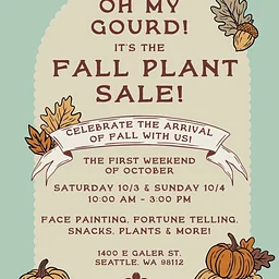 Annual Fall Plant Sale!