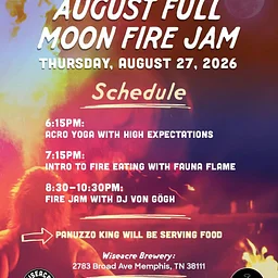 Grind City Flow Arts August Full Moon Fire Jam