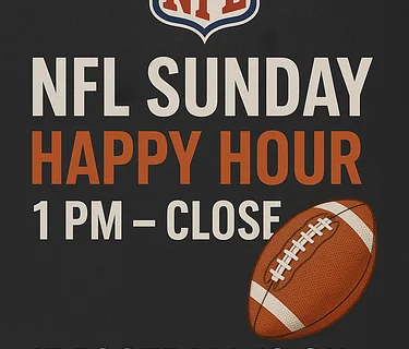 NFL Sunday Happy Hour