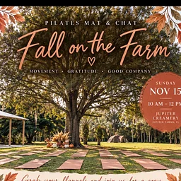Pilates Fall on the Farm