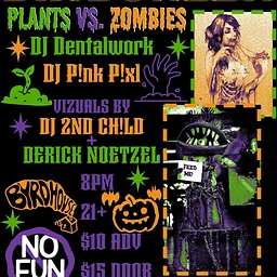 BIMBOWEEN: Halloween Bimbo Nite Rave: Plants vs Zombies w/ DJ Dental Work / DJ P!nk P!xl / (Ages 21+ w/ID)