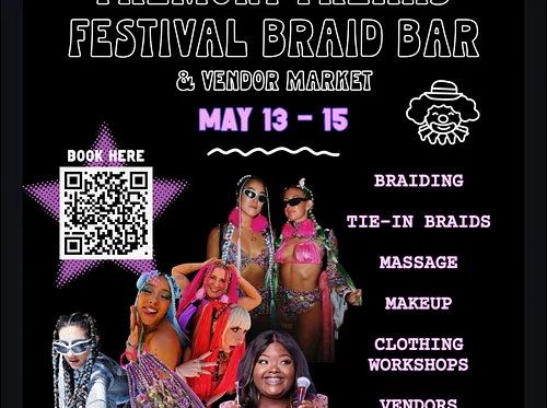 Pinup Ally: Fremont Freaks Festival Braid Bar