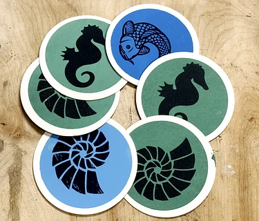 Make+Take: Screenprinted Coasters