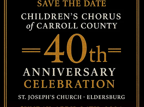 Children’s Chorus of Carroll County’s Spring Concert: A 40th Celebration