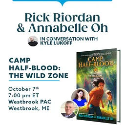 An Evening with Rick Riordan and Annabelle Oh