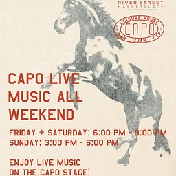 Live Music Friday, Saturday + Sunday