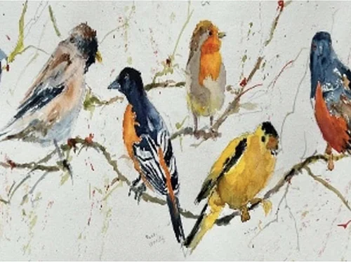 WORKSHOP: "Colorful Roosters & Beautiful Birds" @ Battle Lake Senior Center, Battle Lake