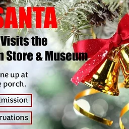 Santa visits the Freeman Store & Museum!