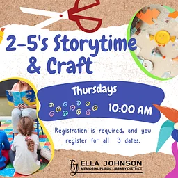 2-5's Storytime & Craft