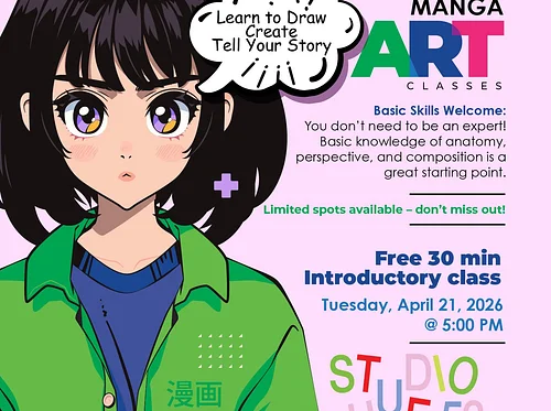 Free Trial Manga Art Class with Cristina Medina