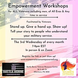 Empowerment Workshop @Battle Borne for All Vets (Hybrid)