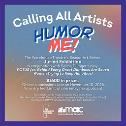 Applications Open -“Humor Me” Juried Exhibit, $1600 in prizes