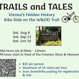 Trails & Tales: Vienna’s Hidden History Bike Ride on the W&OD Trail