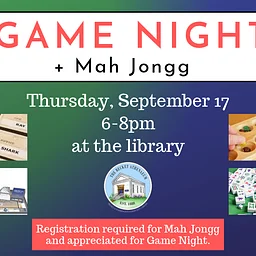 Game Night + Mah Jongg