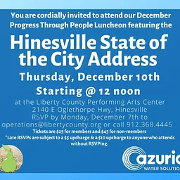 Progress Through People Luncheon – Hinesville State of the City Address