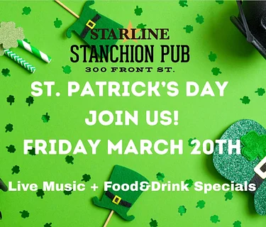 St. Patrick’s Day Dinner on March 18-21