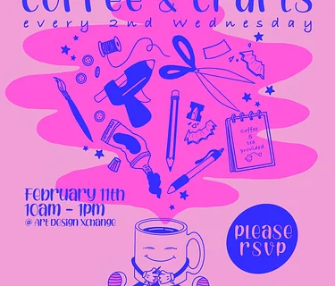 Coffee and Crafts with Sarah!