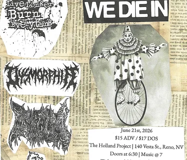 Live Longer Burn Everything, Houses We Die In, Dysmorphia, Skelm, Fall is in Flames