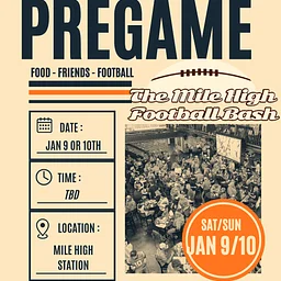 Mile High Football Bash @ MHS – Doors open at TBD