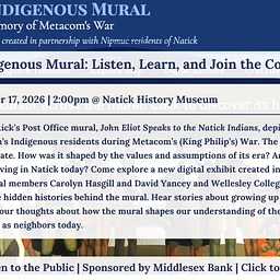 Natick's Indigenous Mural: Listen, Learn, and Join the Conversation