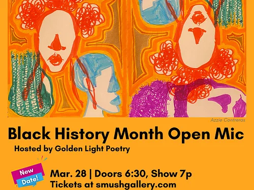 New Date! Black History Month Open Mic, Hosted by Golden Light Poetry