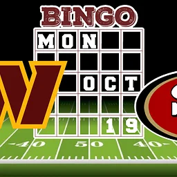 Monday Night Football Bingo – Commanders vs 49ers at the UpBar