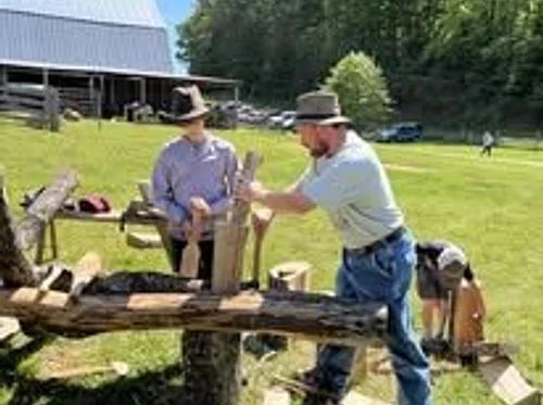 Riving Wood Shingles by Hand