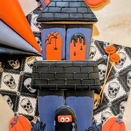 Spooky Sweets & Sips: Haunted House Cookie decorating w/ Selina