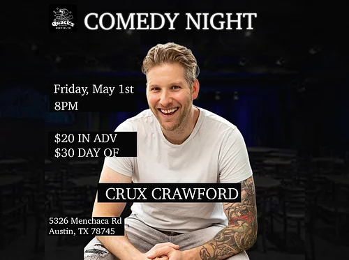 Stand Up Comedy Night with Crux Crawford