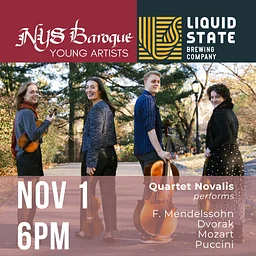 Classical Night - NYS Baroque presents Quartet Novalis