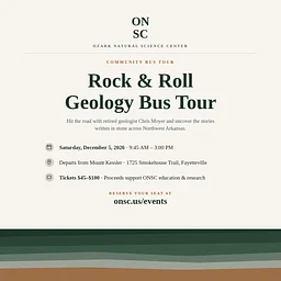 2026 Rock 'n Roll Geology Bus Tour