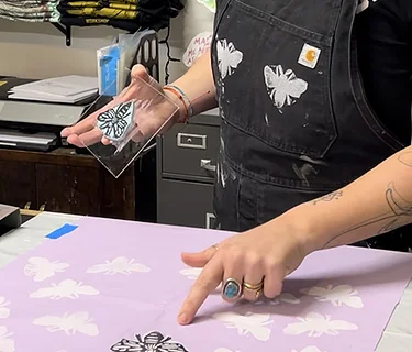 Bemis Community Printshop: Block Printed Cards