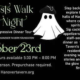 Something New: 250th Ghosts Walk at Night Progressive Dinner!