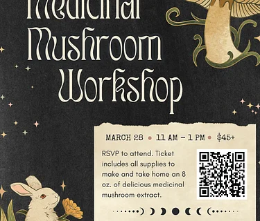 Medicinal Mushroom Workshop with Central Texas Mycological Society
