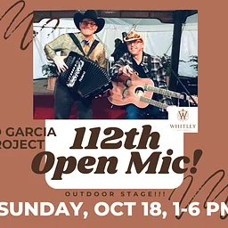 112th Open Mic w/Rod Garcia Project!!