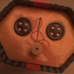 Coraline Other Mother Button Box Cake