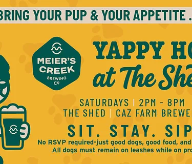 Yappy Hour at the Shed