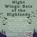 Night Wings: Bats of the Highlands.